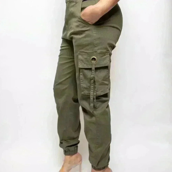 Jumping Through Hoops Olive Cargo Pant - Picture 3 of 4